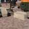 Modern Leisure Basics Patio Ottoman/Coffee Table Cover, 37 in. L x 22 in. W x 17 in. H, Beige 3120 - alternate 5